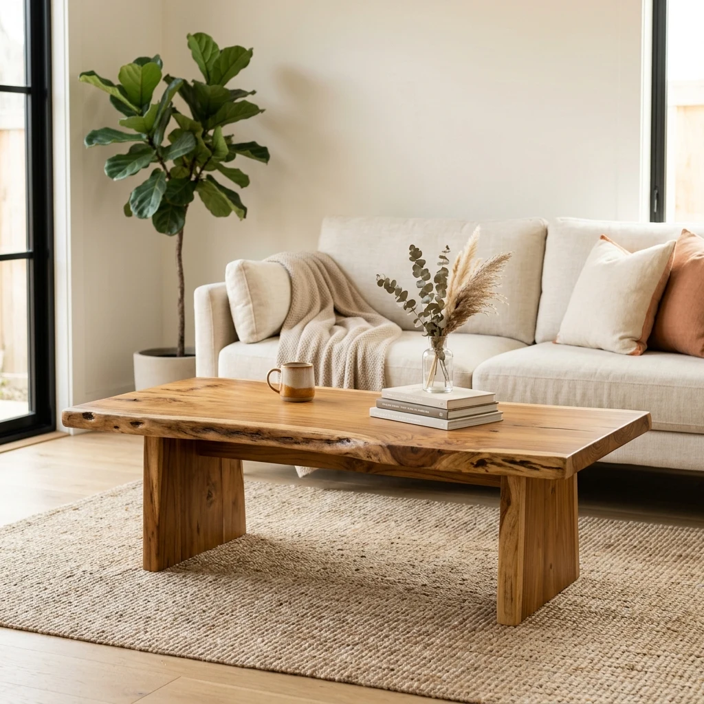 Organic Teak Coffee Table