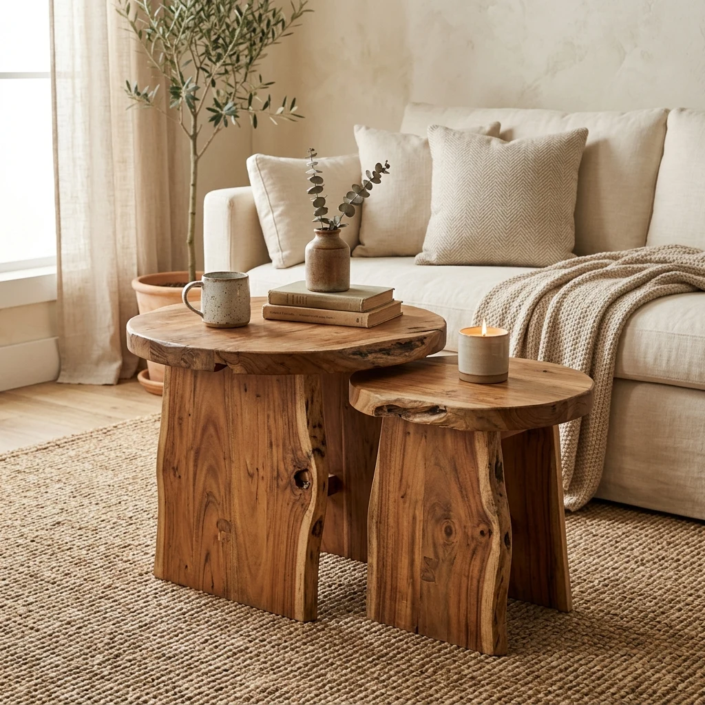 Wabi-Sabi Nesting Tables Set