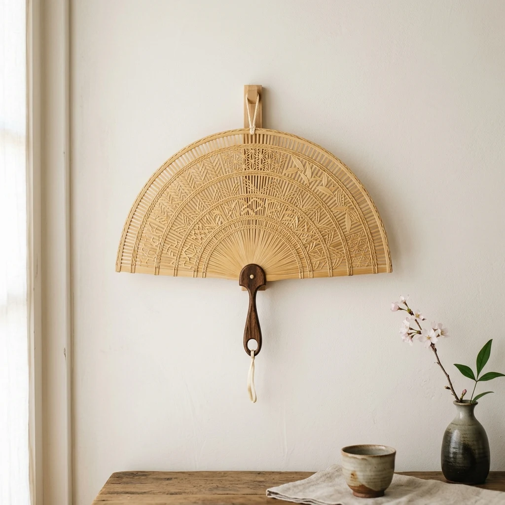 Kyoto Half-Moon Fan